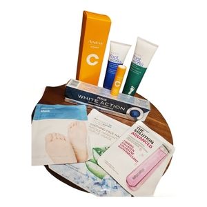 Summer Beauty Care creams serum lip skin care face mask foot care toothpaste